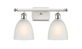 Ballston LED Bath Vanity in White Polished Chrome (405|516-2W-WPC-G381-LED)