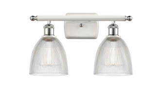 Ballston LED Bath Vanity in White Polished Chrome (405|516-2W-WPC-G382-LED)