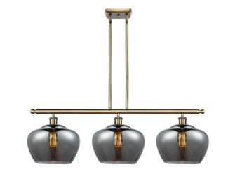 Ballston Three Light Island Pendant in Antique Brass (405|516-3I-AB-G93-L)