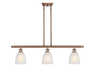 Ballston Three Light Island Pendant in Antique Copper (405|516-3I-AC-G441)