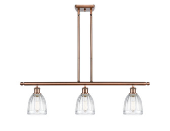 Ballston Three Light Island Pendant in Antique Copper (405|516-3I-AC-G442)