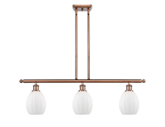 Ballston Three Light Island Pendant in Antique Copper (405|516-3I-AC-G81)