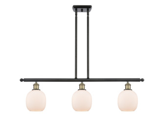 Ballston Three Light Island Pendant in Black Antique Brass (405|516-3I-BAB-G101)