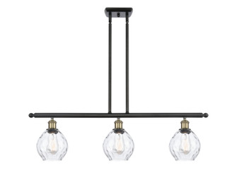Ballston Three Light Island Pendant in Black Antique Brass (405|516-3I-BAB-G362)
