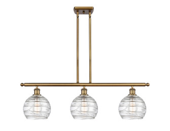 Ballston LED Island Pendant in Brushed Brass (405|516-3I-BB-G1213-8-LED)