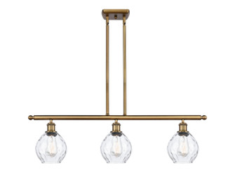 Ballston Three Light Island Pendant in Brushed Brass (405|516-3I-BB-G362)