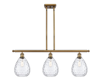 Ballston Three Light Island Pendant in Brushed Brass (405|516-3I-BB-G372)