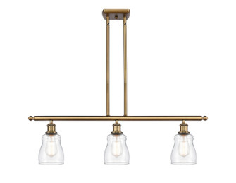 Ballston Three Light Island Pendant in Brushed Brass (405|516-3I-BB-G392)