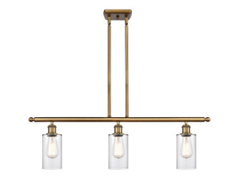 Ballston Three Light Island Pendant in Brushed Brass (405|516-3I-BB-G802)