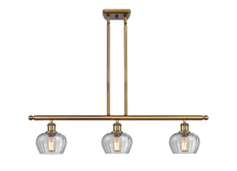 Ballston Three Light Island Pendant in Brushed Brass (405|516-3I-BB-G92)