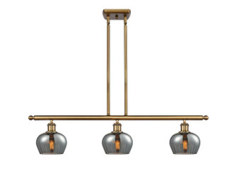 Ballston Three Light Island Pendant in Brushed Brass (405|516-3I-BB-G93)