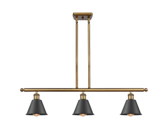 Ballston Three Light Island Pendant in Brushed Brass (405|516-3I-BB-M8)