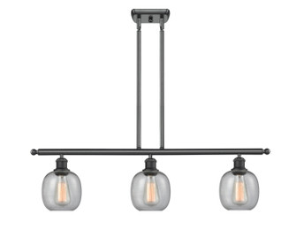 Ballston Three Light Island Pendant in Matte Black (405|516-3I-BK-G104)