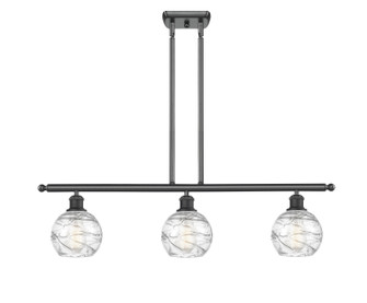 Ballston Three Light Island Pendant in Matte Black (405|516-3I-BK-G1213-6)