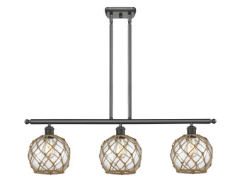 Ballston Three Light Island Pendant in Oil Rubbed Bronze (405|516-3I-OB-G122-8RB)