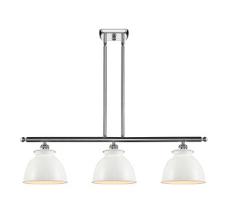 Ballston Three Light Island Pendant in Polished Chrome (405|516-3I-PC-M14-W)