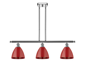Ballston Three Light Island Pendant in Polished Chrome (405|516-3I-PC-MBD-75-RD)