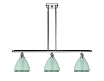 Ballston Three Light Island Pendant in Polished Chrome (405|516-3I-PC-MBD-75-SF)