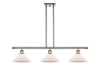 Ballston Three Light Island Pendant in Polished Nickel (405|516-3I-PN-G131)
