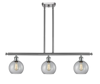 Ballston Three Light Island Pendant in Brushed Satin Nickel (405|516-3I-SN-G122)