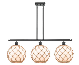 Ballston LED Island Pendant in Brushed Satin Nickel (405|516-3I-SN-G122-10RW-LED)