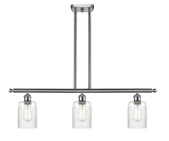 Ballston Three Light Island Pendant in Brushed Satin Nickel (405|516-3I-SN-G342)