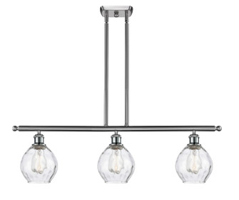 Ballston Three Light Island Pendant in Brushed Satin Nickel (405|516-3I-SN-G362)