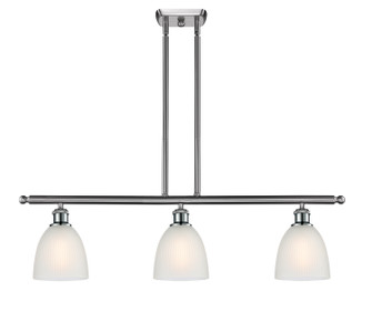 Ballston Three Light Island Pendant in Brushed Satin Nickel (405|516-3I-SN-G381)
