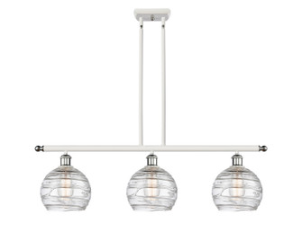 Ballston LED Island Pendant in White Polished Chrome (405|516-3I-WPC-G1213-8-LED)