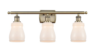 Ballston LED Bath Vanity in Antique Brass (405|516-3W-AB-G391-LED)