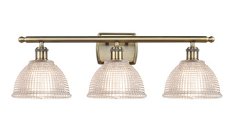 Ballston Three Light Bath Vanity in Antique Brass (405|516-3W-AB-G422)