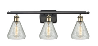 Ballston Three Light Bath Vanity in Black Antique Brass (405|516-3W-BAB-G275)