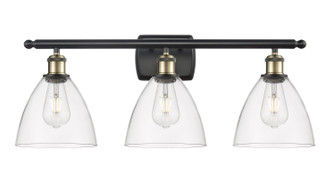 Ballston Three Light Bath Vanity in Black Antique Brass (405|516-3W-BAB-GBD-752)