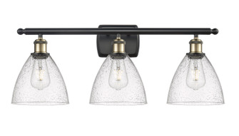 Ballston Three Light Bath Vanity in Black Antique Brass (405|516-3W-BAB-GBD-754)