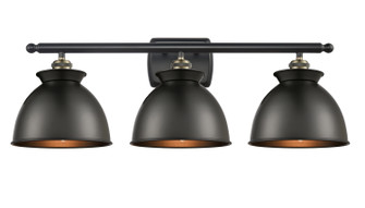 Ballston LED Bath Vanity in Black Antique Brass (405|516-3W-BAB-M14-BK-LED)