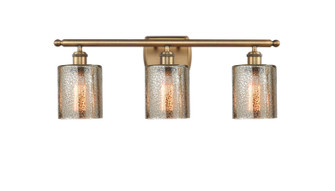 Ballston Three Light Bath Vanity in Brushed Brass (405|516-3W-BB-G116)