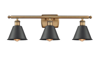 Ballston LED Bath Vanity in Brushed Brass (405|516-3W-BB-M8-LED)