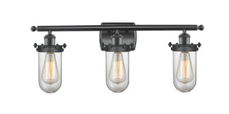 Austere Three Light Bath Vanity in Matte Black (405|516-3W-BK-CE231-CL)