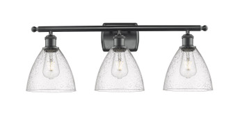 Ballston LED Bath Vanity in Matte Black (405|516-3W-BK-GBD-754-LED)
