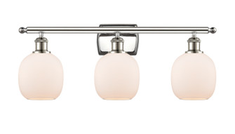 Ballston Three Light Bath Vanity in Polished Nickel (405|516-3W-PN-G101)