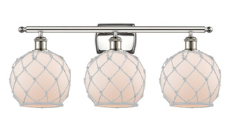 Ballston Three Light Bath Vanity in Polished Nickel (405|516-3W-PN-G121-8RW)