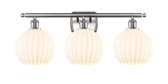 Ballston Three Light Bath Vanity in Polished Nickel (405|516-3W-PN-G122-8)
