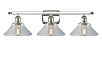 Ballston Three Light Bath Vanity in Polished Nickel (405|516-3W-PN-G132)