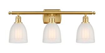 Ballston Three Light Bath Vanity in Satin Gold (405|516-3W-SG-G441)