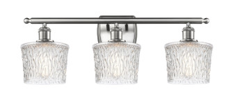 Ballston Three Light Bath Vanity in Brushed Satin Nickel (405|516-3W-SN-G402)