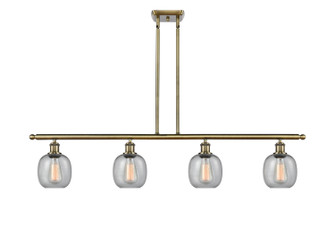 Ballston Four Light Island Pendant in Antique Brass (405|516-4I-AB-G104)