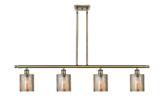 Ballston Four Light Island Pendant in Antique Brass (405|516-4I-AB-G116)