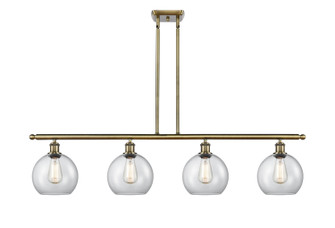 Ballston LED Island Pendant in Antique Brass (405|516-4I-AB-G122-8-LED)