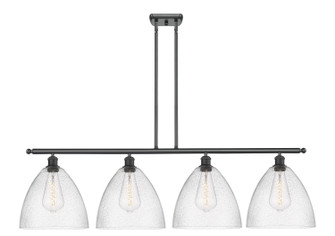 Ballston Four Light Island Pendant in Antique Brass (405|516-4I-AB-GBD-122)