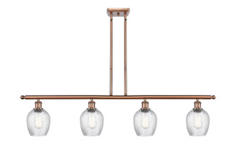 Ballston Four Light Island Pendant in Antique Copper (405|516-4I-AC-G292)